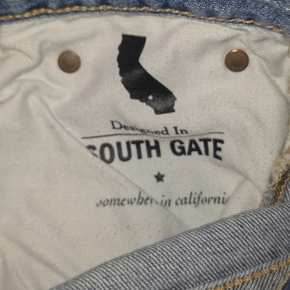 AG Adriano Goldschmied Jeans Womens 31R Blue The Ex-boyfriend Slouchy Distressed - Picture 13 of 16